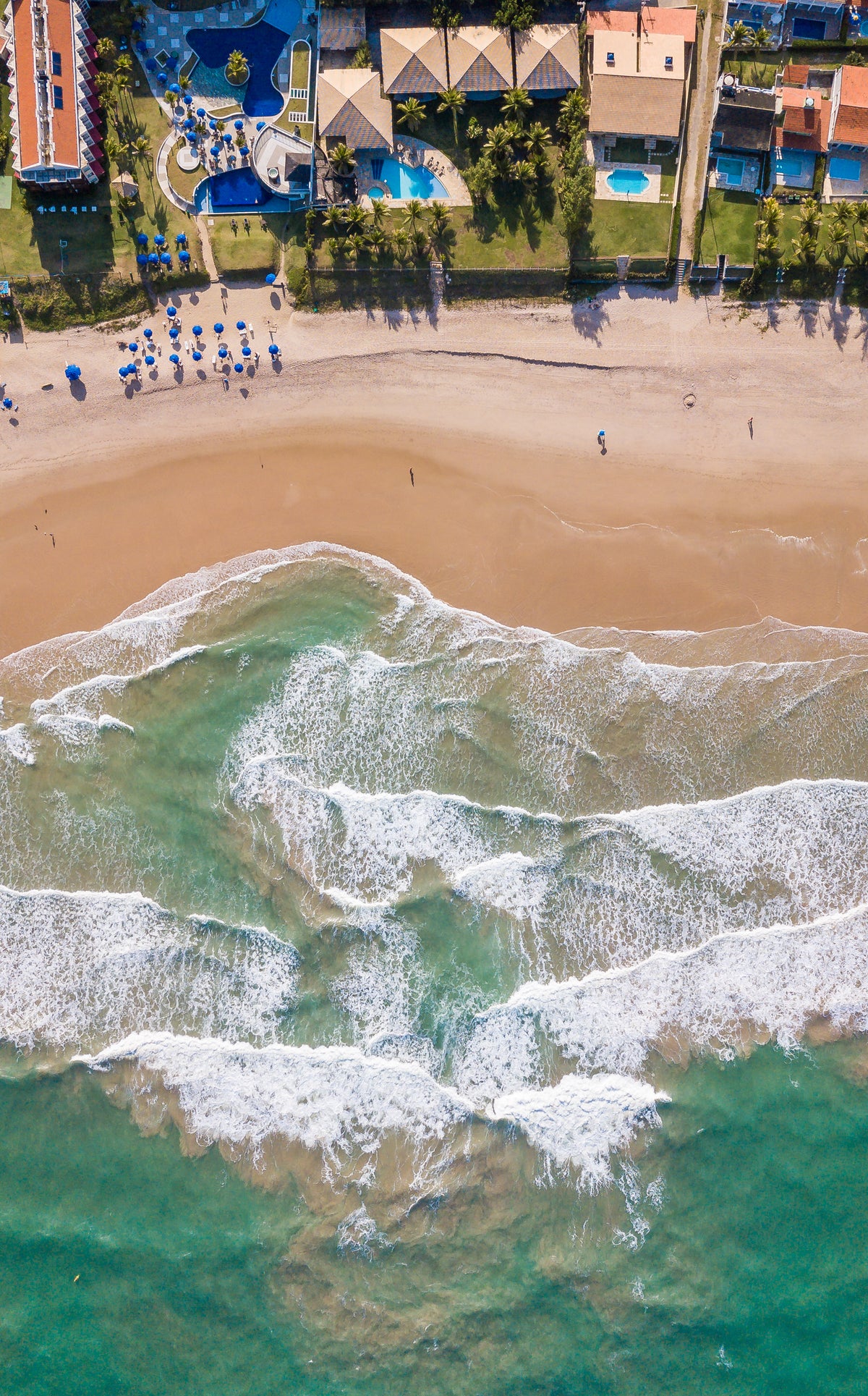 aerial-over-head-view-coastal-beach-tropical-resort